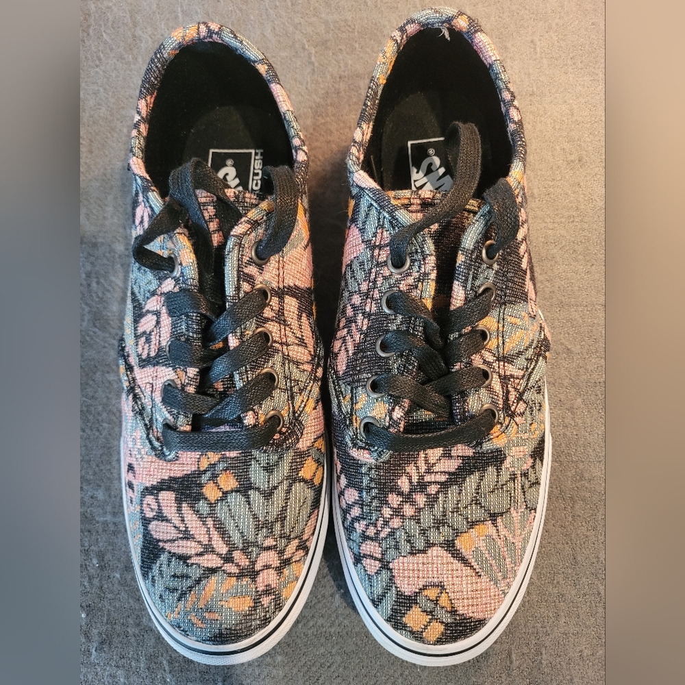 Van's Sneakers,  Woman's size 10, Floral Tapestry.